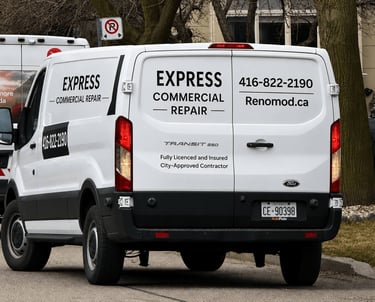 Express commercial repair van