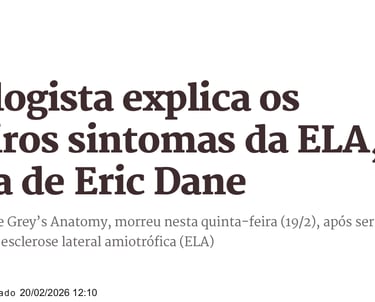 Esclerose Lateral Amiotrófica; Doença do Neurônio Motor