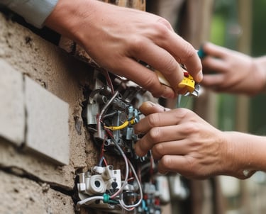 white and black abstract painting