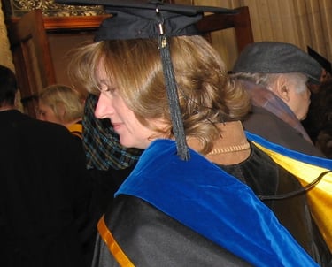 Susan Hickman's graduation from Univ. of MN with PhD