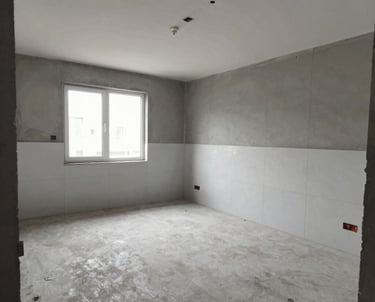 A skilled team of builders and designers collaborating on a modern home renovation project.