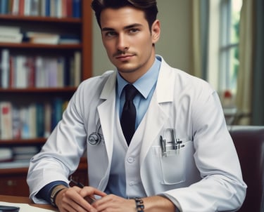 A friendly man named Yacoub smiling outdoors, symbolizing health and well-being.