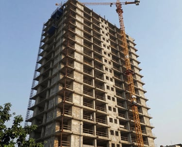 A sleek, modern real estate website interface showcasing luxury homes with smooth animations and a minimalist glassmorphism design.