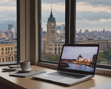 black blue and yellow textile