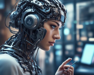 A sleek modern website displayed on a laptop screen.