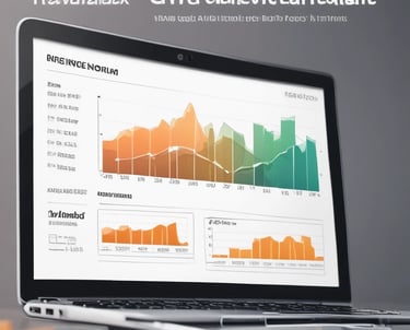 A modern workspace with a developer coding a website on a laptop.