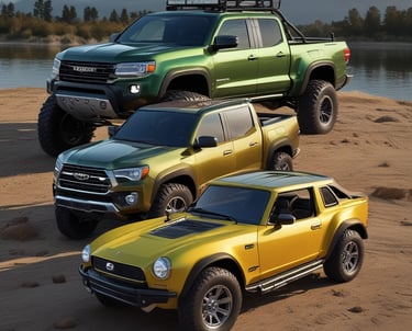 A vibrant collage showing a car, baby stroller, cozy living room, and sports gear.