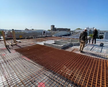 Création d'une dalle béton en extérieur