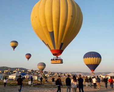 A scenic cultural festival with colorful traditional costumes and smiling faces.