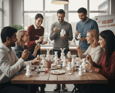 Statue Painting in Corporate events