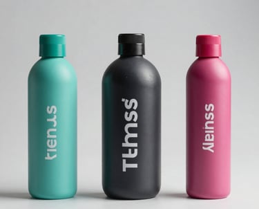 A cozy desk setup with a laptop displaying a health blog and natural wellness products nearby.