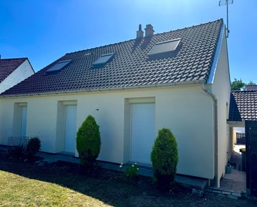 chantier terminé isolation par l'extérieur sur maison individuelle à Troyes dans l'aube 10