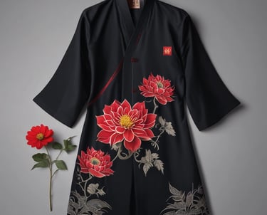 A clean, minimalist workspace with UX/UI design sketches and a laptop displaying a wireframe.