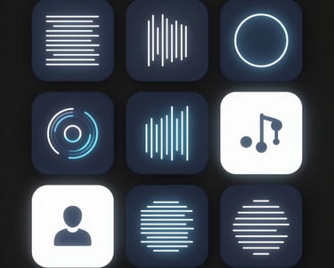 Screenshot of a sleek, modern website homepage with vibrant colors and clear navigation.