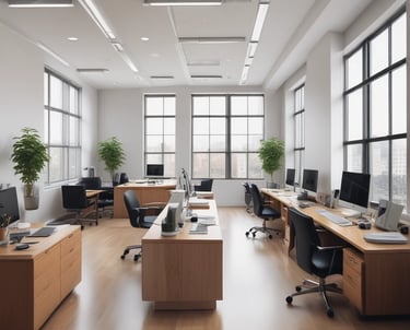 Icon representing thorough house cleaning with a mop and bubbles.