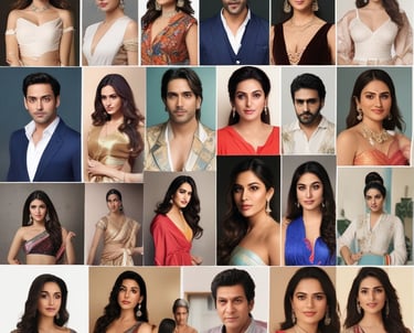 Headshot of a famous Bollywood actor smiling warmly.