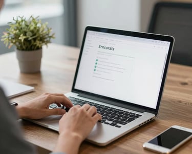 woman in black blazer with brown hair