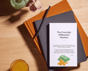 Financial freedom ebook The Everyday Millionaire Mindset cover