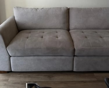 Professional couch cleaning in Denver restoring upholstery freshness and removing deep dirt