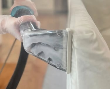 Patio furniture cleaning in Denver restoring outdoor cushions and fabric seating