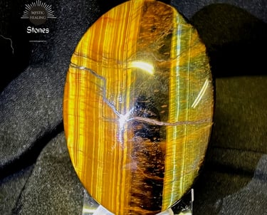 Tiger’s Eye Palm Stone