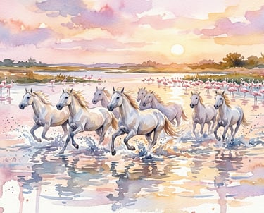 Camargue, Francia: Tra Fenicotteri e Cavalli BianchiIl delta del Rodano nasconde uno dei paesaggi pi
