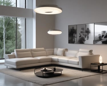 A beautifully arranged Italian furniture showroom in Ruse, Bulgaria.