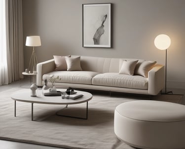 A stylish kitchen setup showcasing Italian furniture.