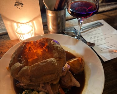 Lamb Sunday Roast from The Old Queens Head, London, UK