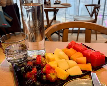 Brunch at the Darwin Brasserie in Sky Garden London, UK