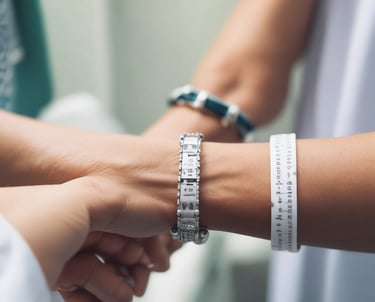 Photo of a person filling out a medical leave form on a laptop at home.
