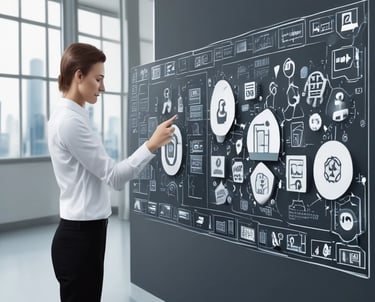 A dynamic dashboard showing lead flow from multiple sources into a custom sales pipeline.