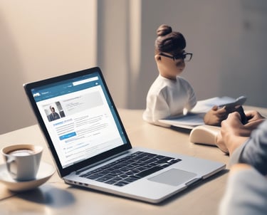 A sleek dashboard showing AI-driven LinkedIn lead analytics and connection progress.