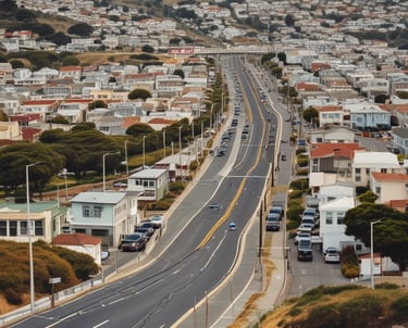 Photo showing Daly City's community and streetscape.