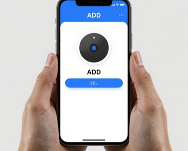 A sleek dashboard screen displaying various mobile device statuses and controls.