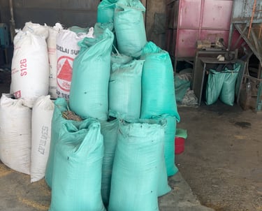 Raw rice husk and rice husk ash products for industrial buyers
