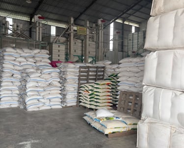 Rice husk warehouse and buyer support for industrial inquiries
