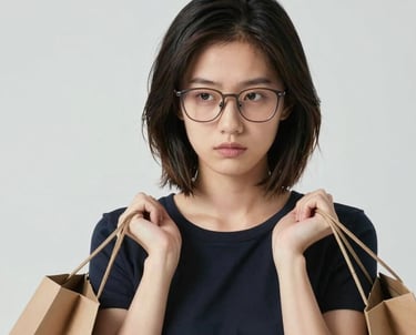 woman in black blazer with brown hair