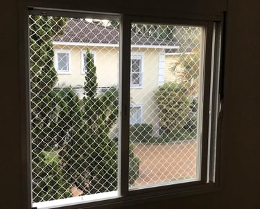 Rede de proteção para sacada em apartamento em SP