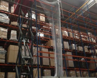 Rede e Tela de Proteção Prateleira Porta Pallite SP
