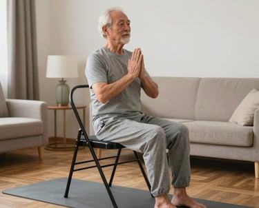 A happy person tying their running shoes outdoors, ready for a healthy walk.