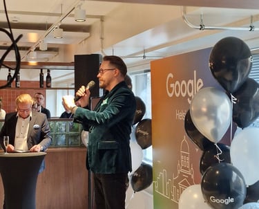 Keynote-puhuja Googlen tapahtumassa