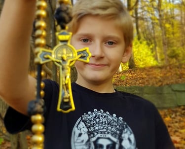 Chłopiec z różańcem, Męski Różaniec w Przemyślu