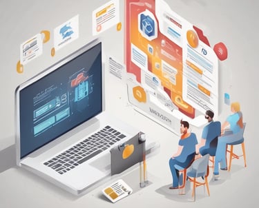 A focused team reviewing data protection policies in a modern office.