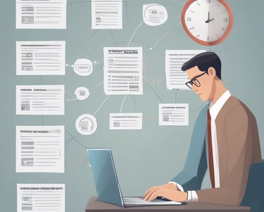 A focused team reviewing data protection policies in a modern office.