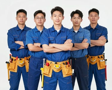 Close-up of a chimney cap being installed on a rooftop.