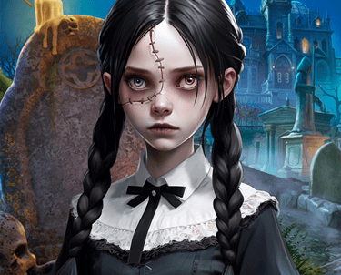 Gwen Black: Cemetery Gate - gothic hidden object mystery puzzle adventure cover art