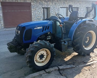Το τρακτέρ LS N60 σε μπλε χρώμα και σε τέλεια κατάσταση!