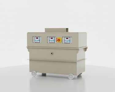 Power Red servo stabilizers for industrial voltage regulation