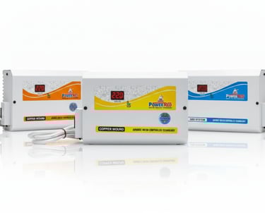 Automatic voltage stabilizers for air conditioners, offices, and household mainline use